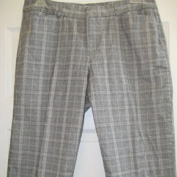 Dockers Pants Jumpsuits Dockers Blackwhitegrey Plaid Capris
